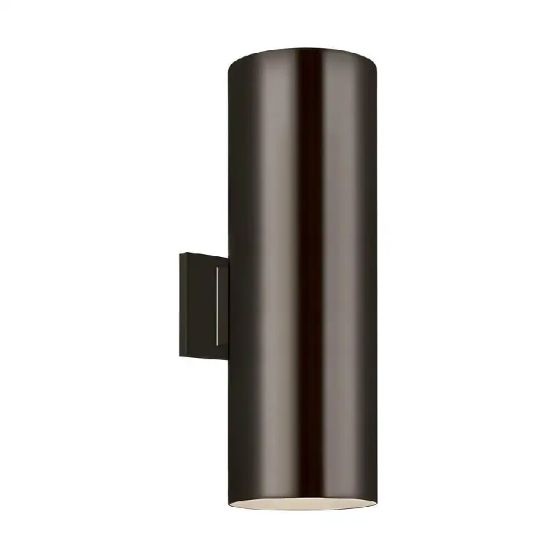 Outdoor Cylinders Large Two Light Outdoor Wall Lantern