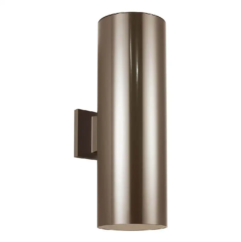 Outdoor Cylinders Large 2 LED Wall Lantern
