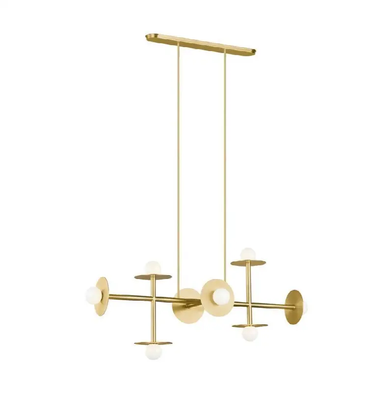 Nodes Large Linear Chandelier