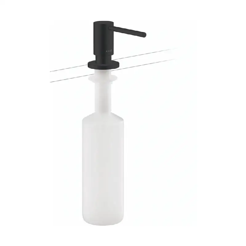 AXOR Uno Soap Dispsenser in Matte Black
