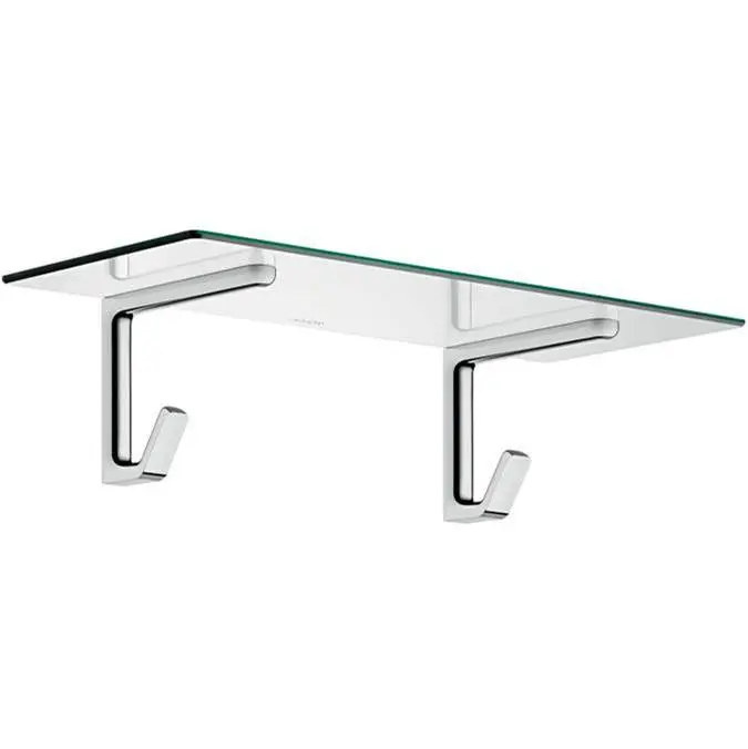 AXOR Universal SoftSquare Towel Shelf with Robe Hooks