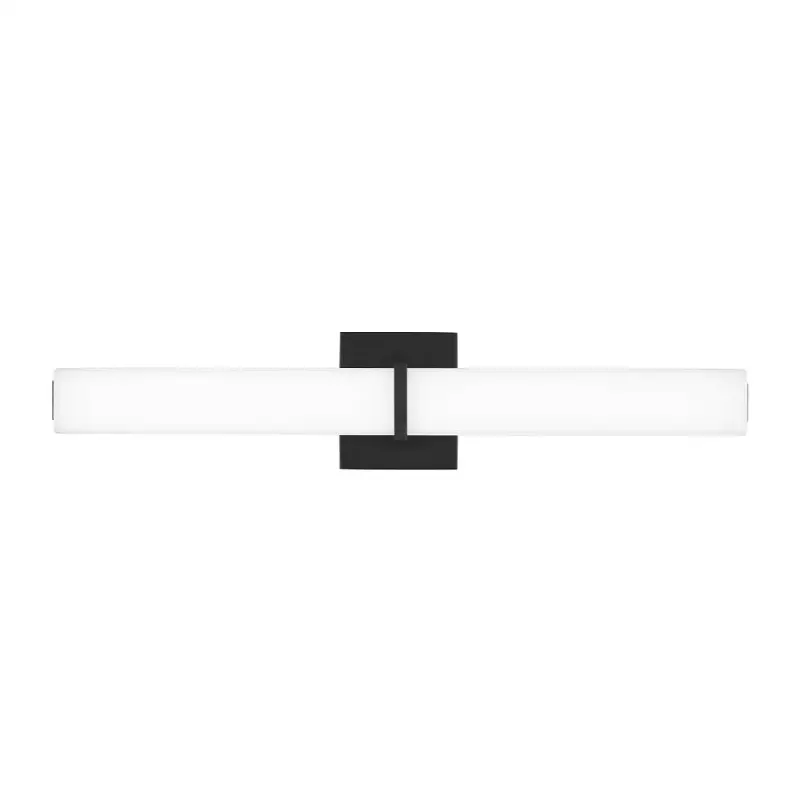 Milan 24 Bath White Glass Dark Bronze LED 90 CRI 3000K 277V