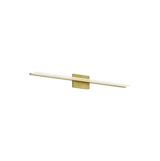 Span 48 Bath Direct/Indirect plated brass 3000K 90 CRI integrated led 90 cri 3000k 120v