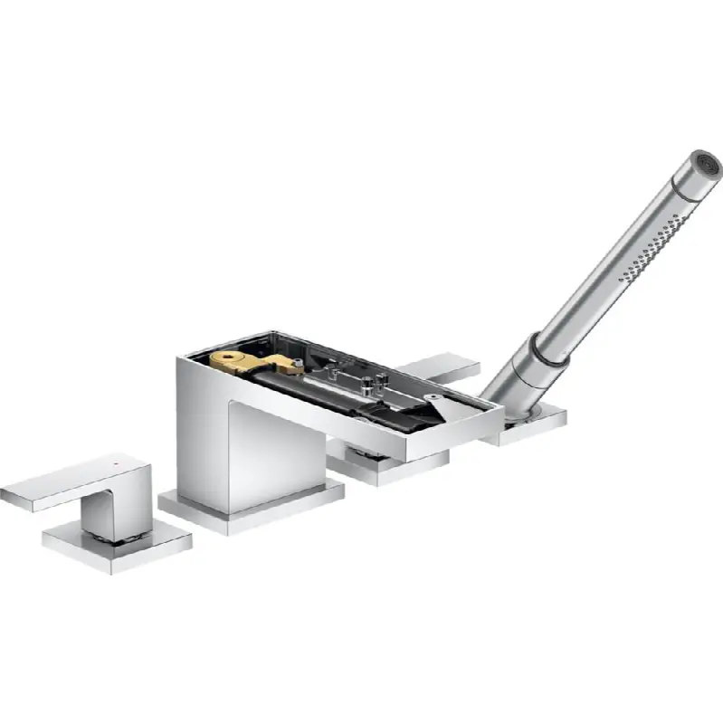 AXOR MyEdition 4-Hole Roman Tub Set Trim with 1.75 GPM Handshower without Plate