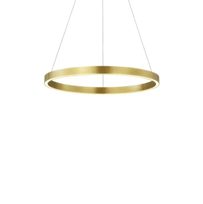Fiama 24 Suspension 24" Diameter Plated Brass 3500K 90 CRI LED 3500k 120-277V unv