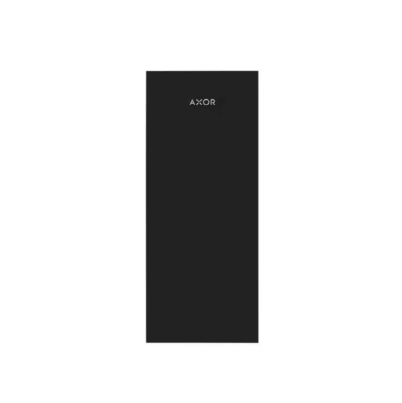 AXOR MyEdition Black Glass Plate 200 in Matte Black
