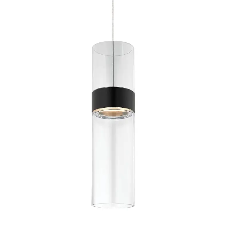 Manette Pendant FreeJack Clear black/satin nickel 3000K 90 CRI 12 volt led 3000k