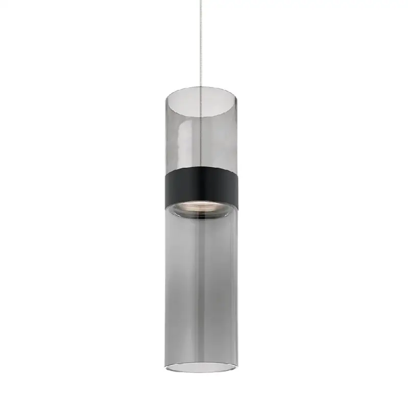 Manette Pendant FreeJack Transparent Smoke black/satin nickel 3000K 90 CRI 12 volt led 3000k