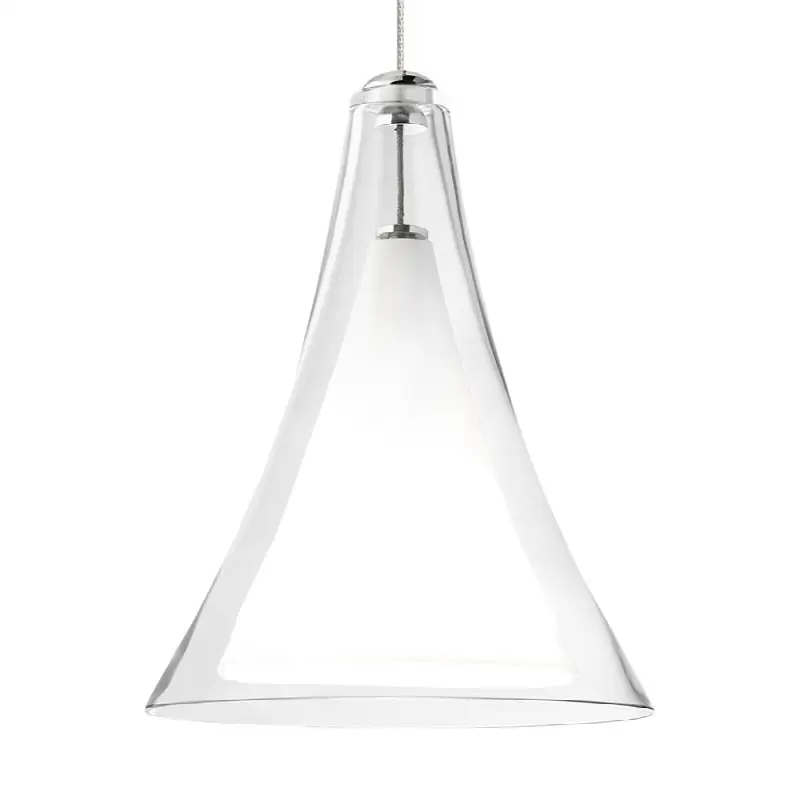 Melrose II Pendant in Satin Nickel with Clear Glass FreeJack Bulb(s) Included