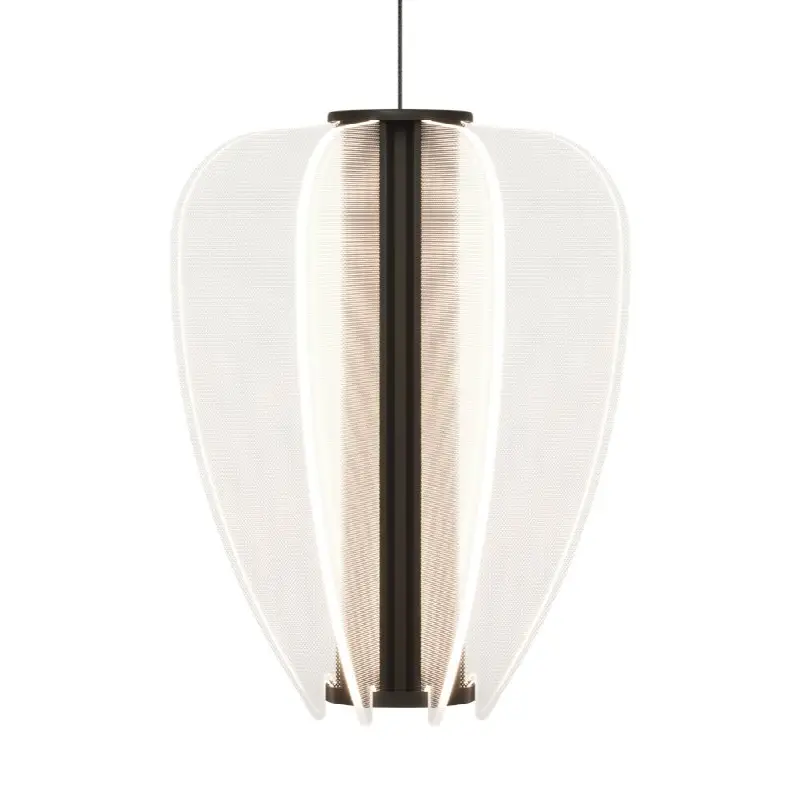 Mini Nyra Pendant in Nightshade Black with Acrylic FreeJack Bulb(s) Included
