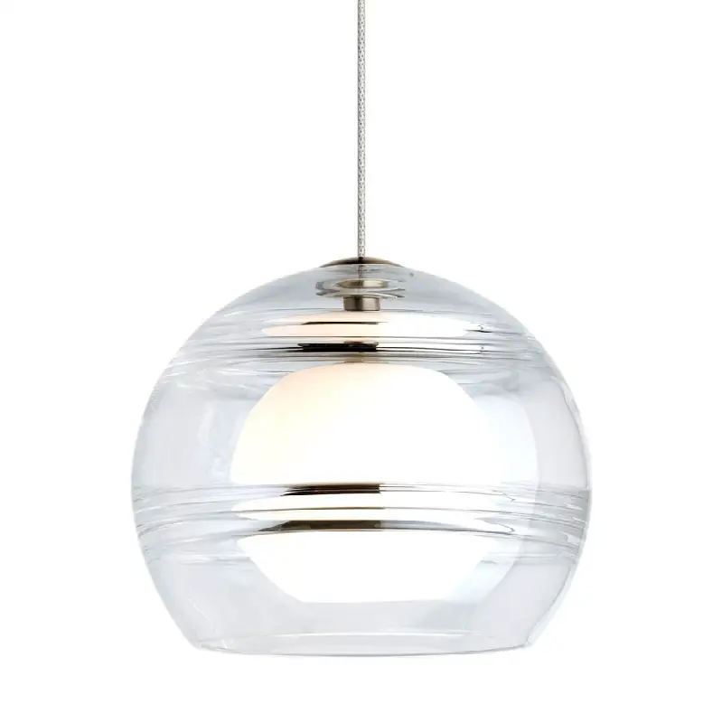 Sedona Pendant in Satin Nickel with Clear FreeJack Bulb(s) Included