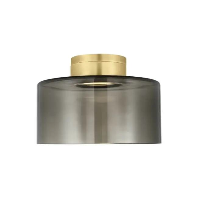 Manette Large Flush Mount Large Transparent Smoke