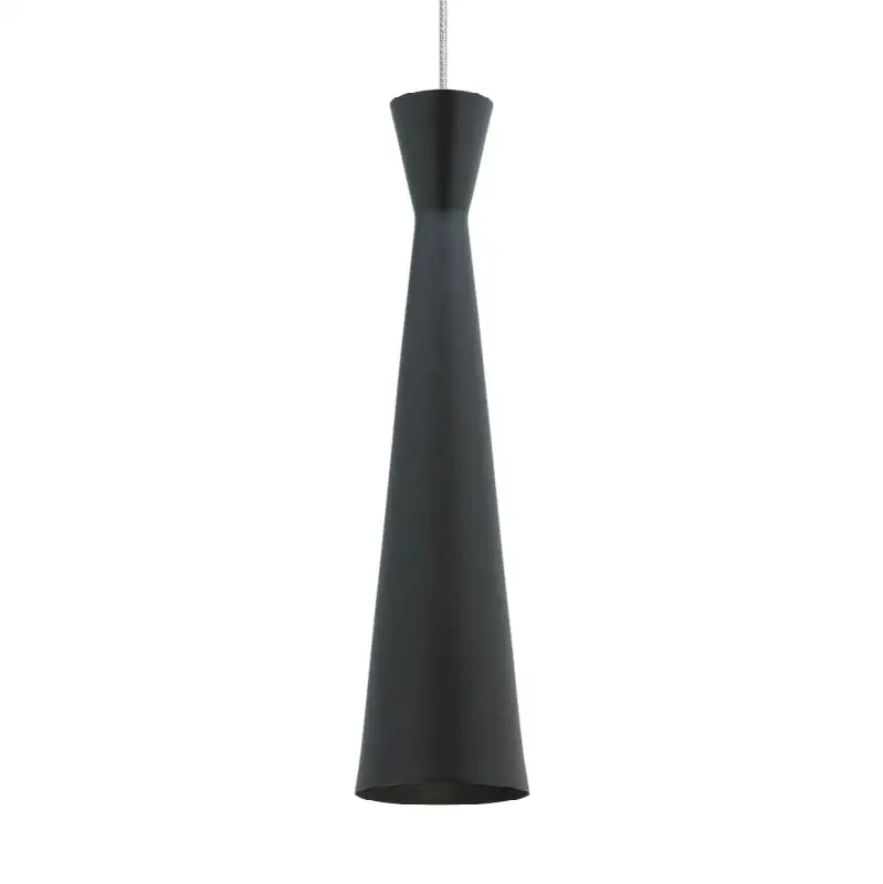 Windsor Pendant in Satin Nickel with Black Kable Lite Bulb(s) Included