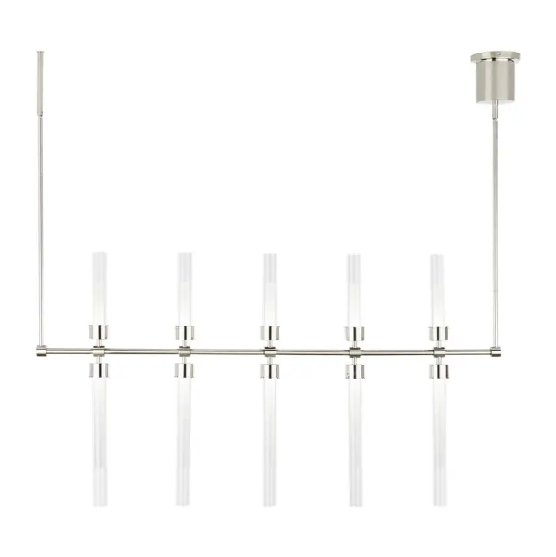 Linger 48 Linear Suspension Polished Nickel LED 90 CRI 3000K 277V