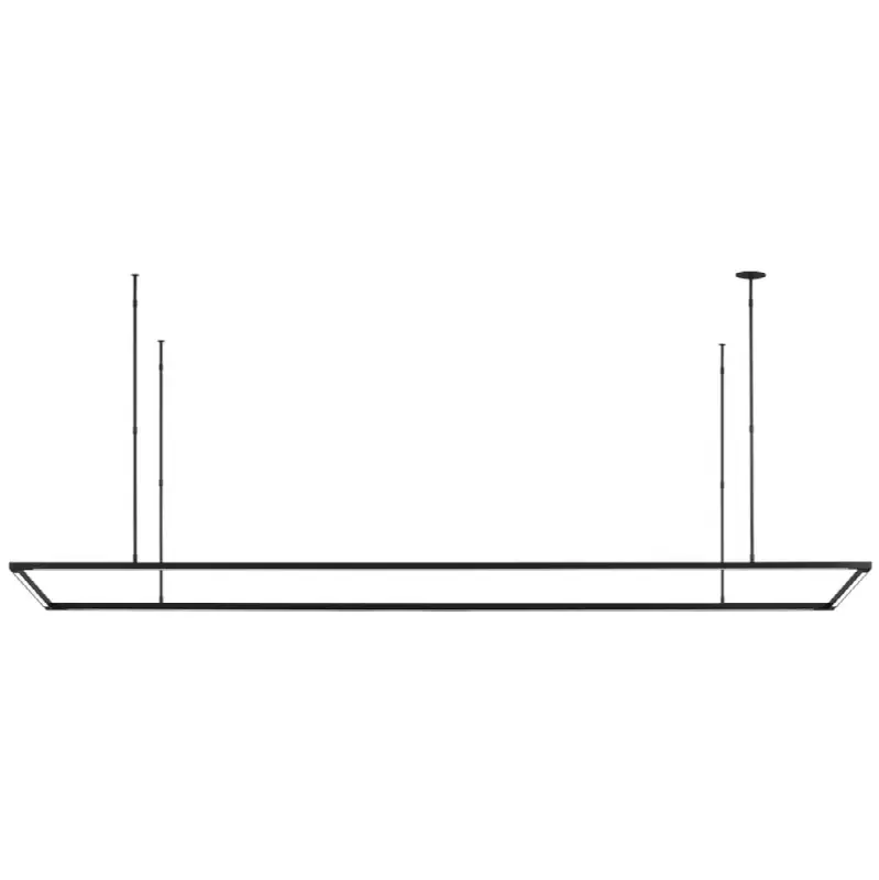 Stagger Halo 84 Linear Suspension Nightshade Black Integrated LED 2700K 90 CRI 277V